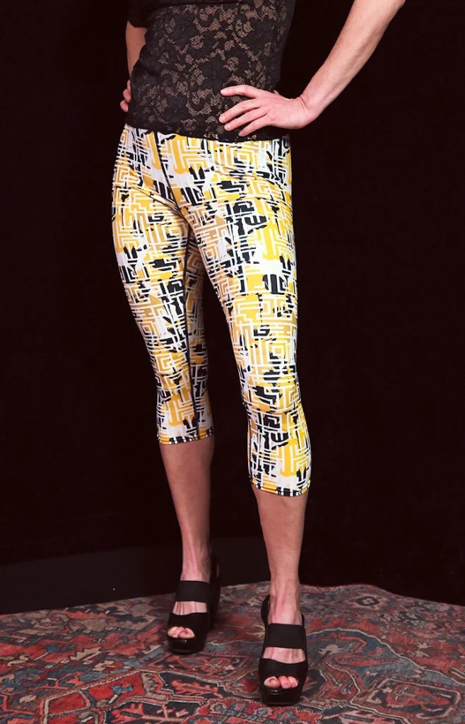 Three Quarter Length Capris Leggings