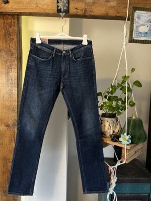 Jeansy Acne Studios Blå Konst Max Dark Blue