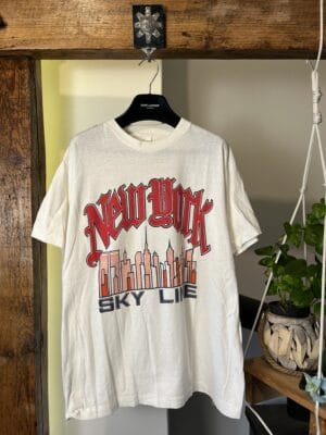 Koszulka New York Sky Line 90s