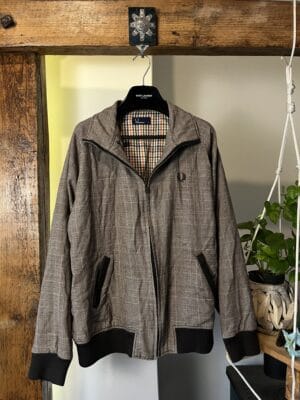 Kurtka Harringtonka Fred Perry Wełniany 00s