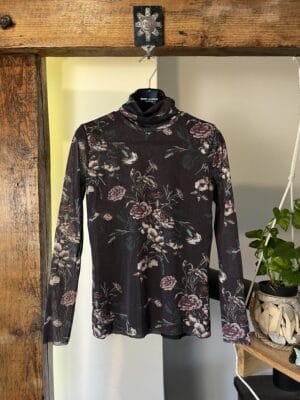Longsleeve Ganni Mesh Top