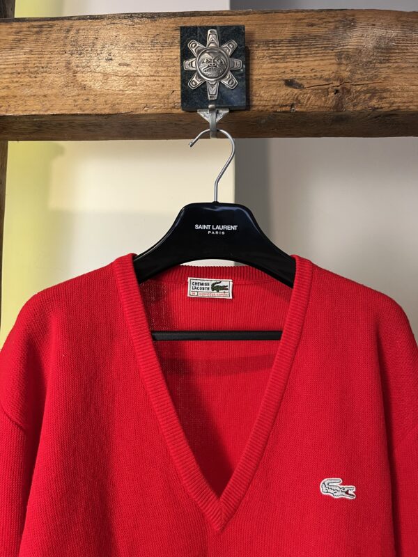Sweter Lacoste Chemise 90s - obrazek 3