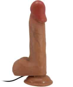BAILE - CATOBLEPAS VIBRADOR REALÍSTICO 20.6 CM NATURAL CONTROL REMOTO