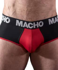MACHO - MS26N SLIP NEGRO/ROJO XL