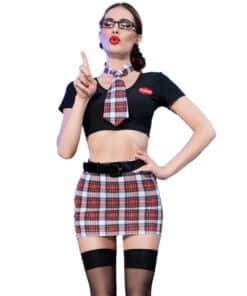 CHILIROSE - CR 4425 DISFRAZ COLEGIALA NEGRO L/XL