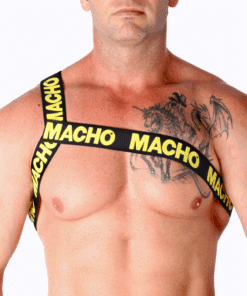 MACHO - ARNÉS ROMANO AMARILLO L/XL