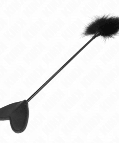 KINK - PLUMAS PARA COSQUILLAS CON PALETA DE CORAZÓN 31 CM