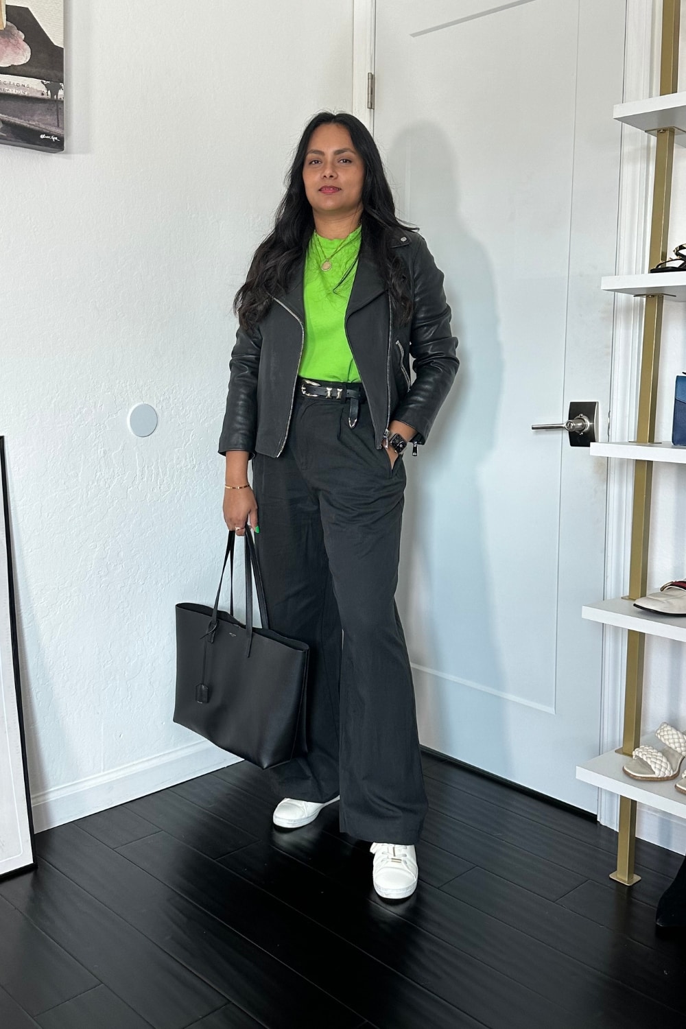 Wear belt with casual pants