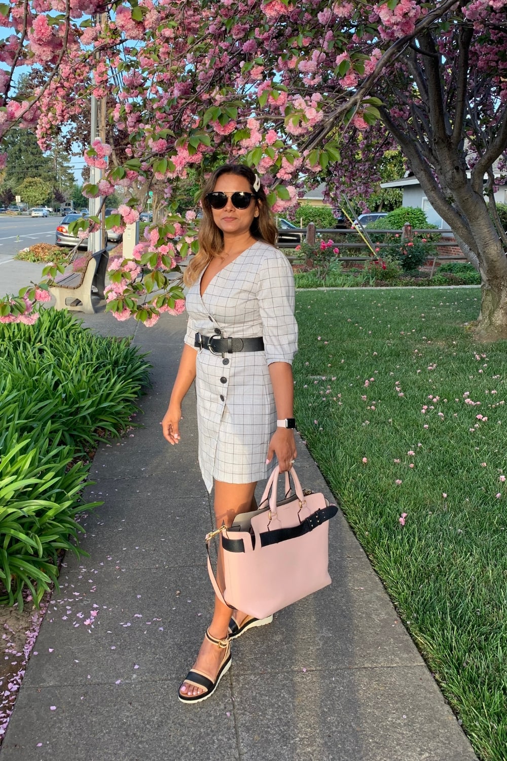 Wear belt with Shirt Dress