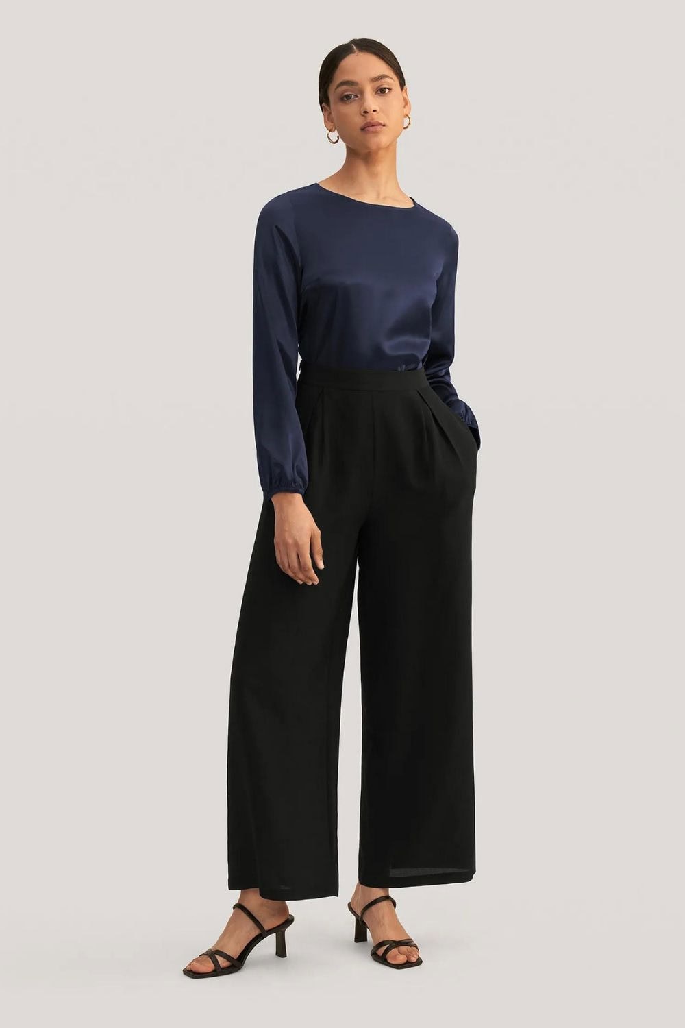 best-wrinkle-free-travel-pants-Lily-Silk-Wide-Leg-Cropped-Pants