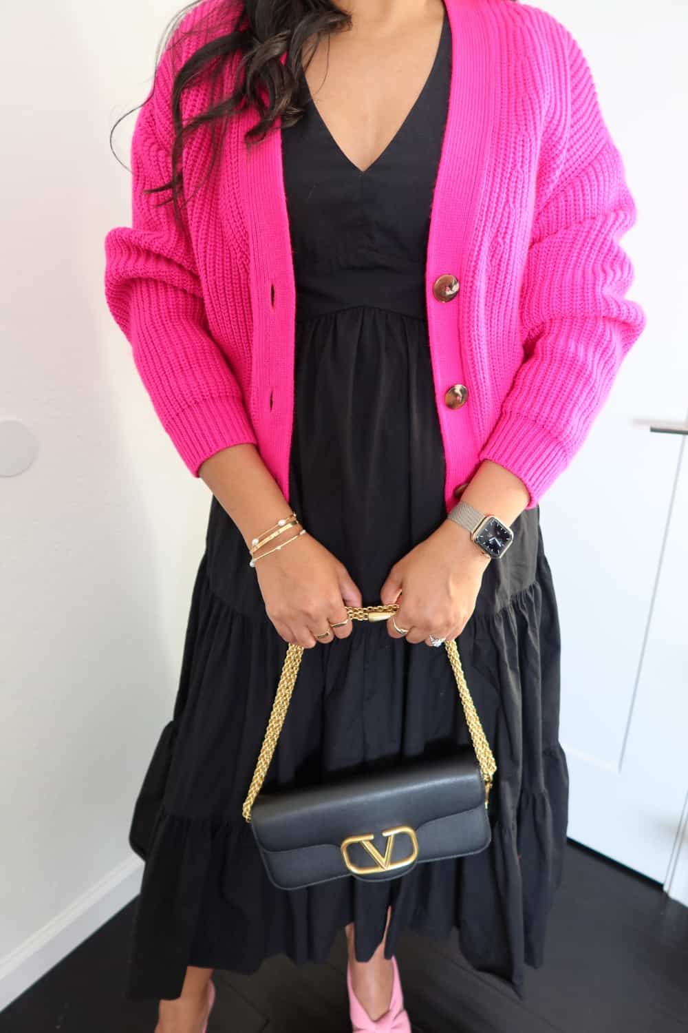 accessorize-black-dress-with-bracelets