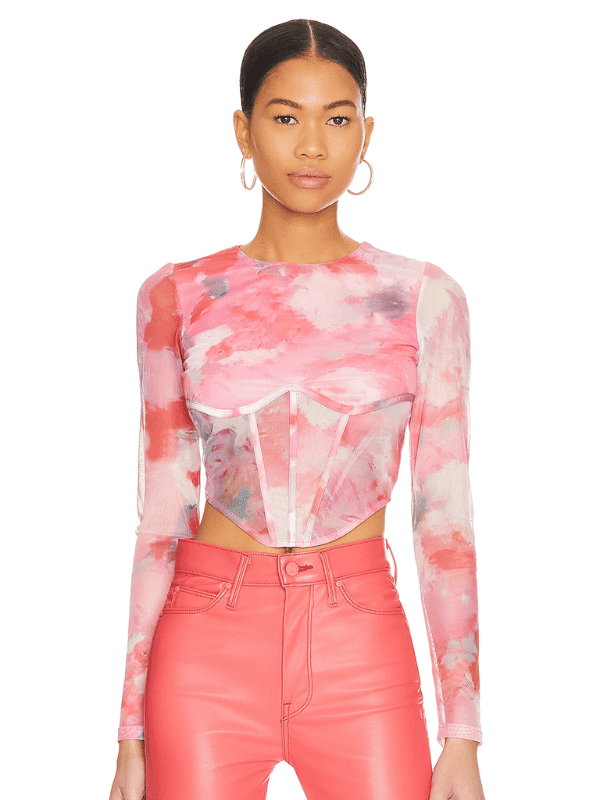 Lena Mesh Corset Top