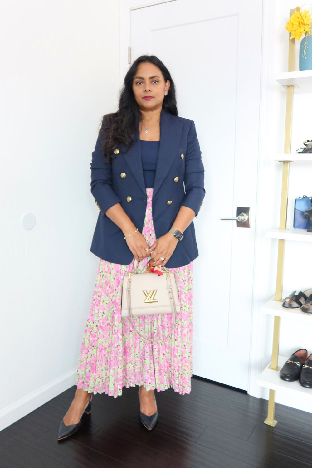 Navy Blazer Outfit - Blog Banner