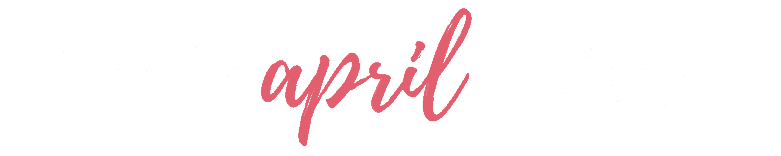 Pink April Diary - White