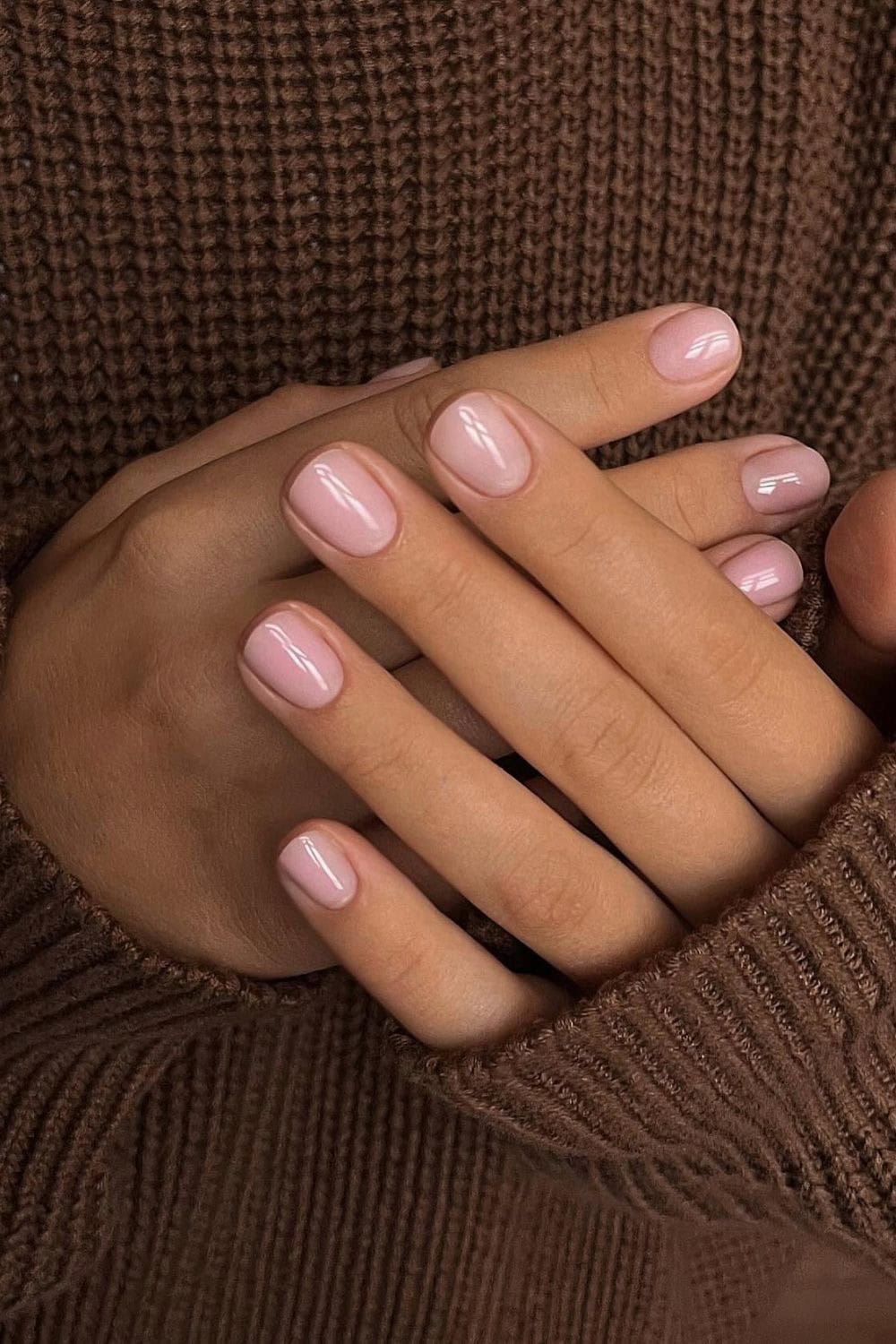 Professional Nail Idea Pale Pink
