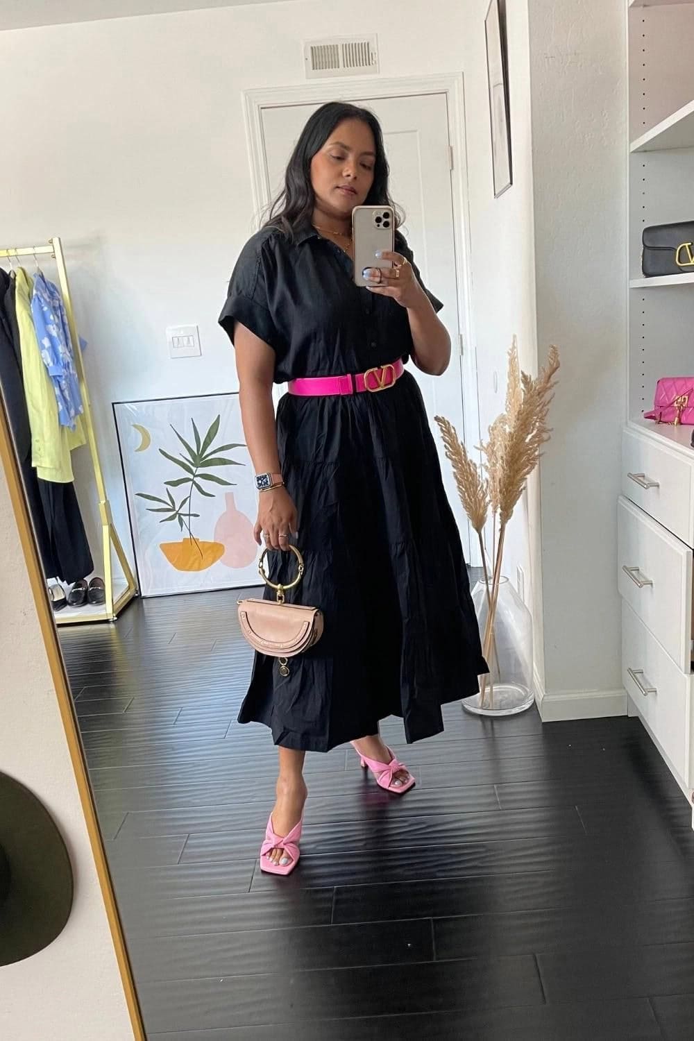 What-to-wear-when-bloated-contrasting-belt