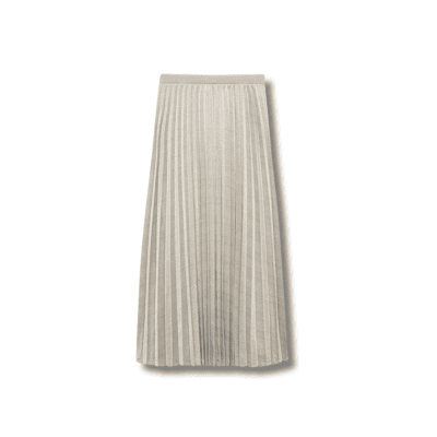 Mango Pleated Lurex Skirt