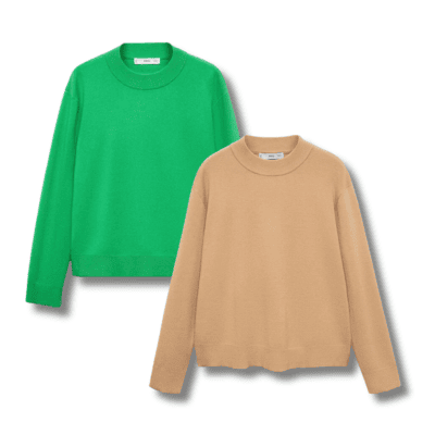 Mango Round-neck Knitted Sweater