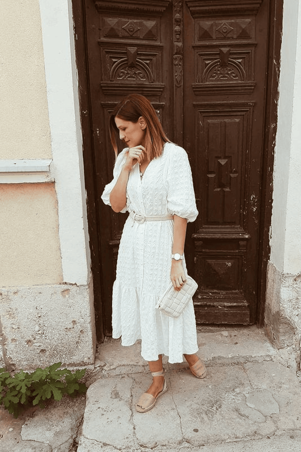 what-to-wear-with-white-dress-Espadrilles
