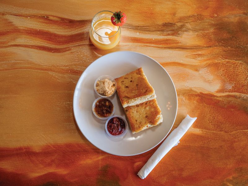 house made yeast biscuit