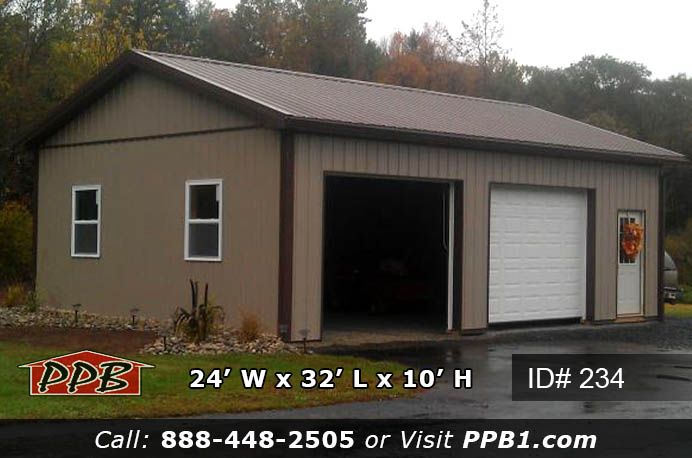 234 - Clay Two Bay Garage 24x32x10 23 234 1