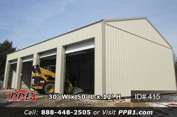 415 - Four Bay Light Stone Garage 30x50x12 41 415 68513 1