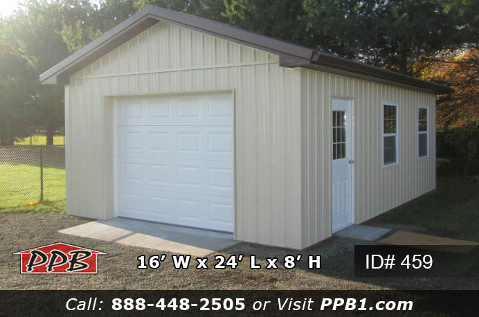 459 - Residential Pole Barn 16x24x8 57 459 40919 1