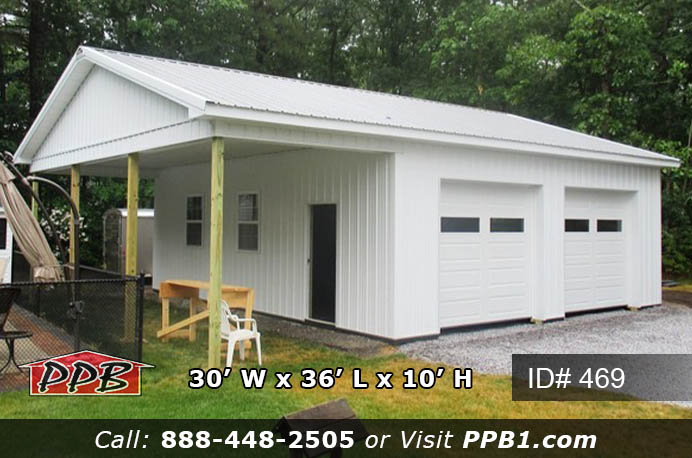469 - Residential Post Frame Barn 30x36x10 7 469 1