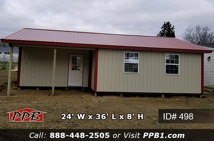 498 (24’ W x 36’ L x 8’ 4” H) pole barn builders near me, pole building, building pole garages, pole barns, building a pole barn