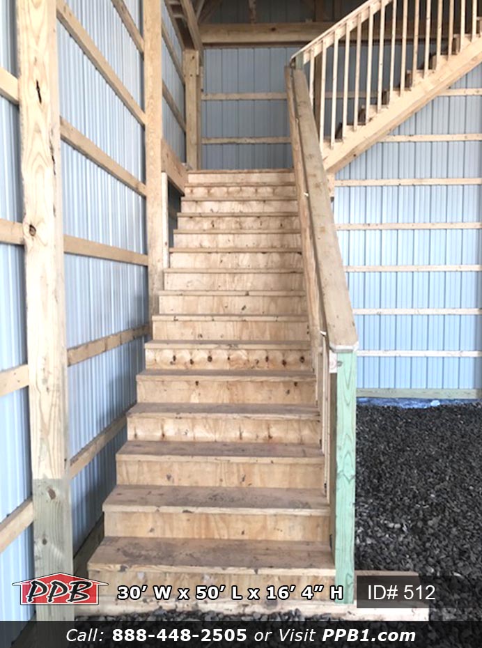 Gambrel Barn Dimensions: 30’ W x 50’ L x 16’ 4” H (ID# 512) 30’ Gambrel Trusses, 2’ on Center Colors: Siding Color: Light Stone Roofing Color: Ivy (Green) Trim Color: Light Stone & Ivy (Green) Openings: (1) 10’ x 14’ Garage Door (2) 12’ x 14’ Garage Doors (1) 9-Lite Entry Door (Insulated) (3) 3’ x 4’ Single Hung Insulated Windows with Screens & Grids (1) 6’ x 6’ Single Slider Door with 3’ x 3’ Window