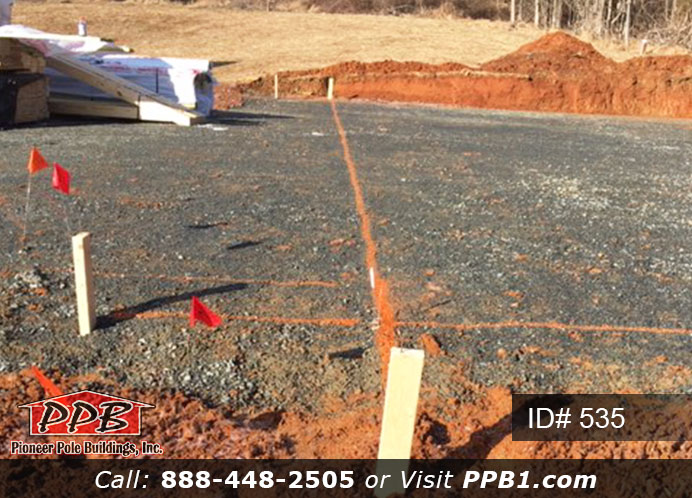 Pole Building Dimensions: 30’ W x 56’ L x 12’ 4” H (ID# 535) 30’ Standard Trusses, 4’ on Center 4/12 Pitch Colors: Siding Color: Sterling Gray (Vinyl Siding) Roofing Color: Black Trim Color: White & Black Openings: (3) 10’ x 8’ Residential Classic Garage Doors with (5) Windows & Hi-Lift (1) 3068 6-Panel Insulated Entry Door (3) 3’ x 4’ Single-Hung Insulated Windows with Screens & Grids