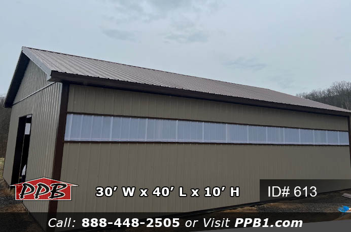 Sidelights on a Pole Barn