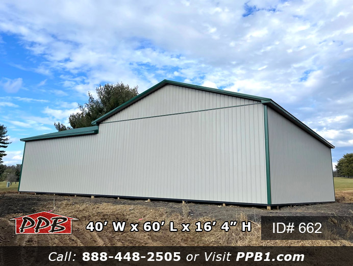 662 - Garage Attached To A Three Sided Building