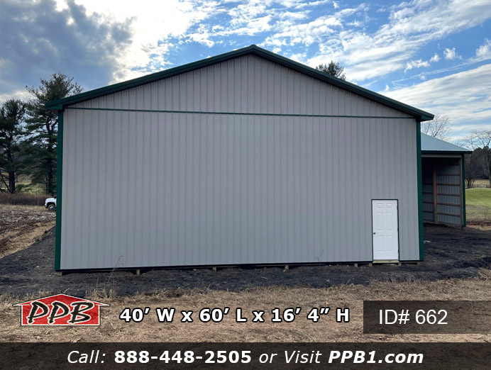 662 - Garage Attached To A Three Sided Building