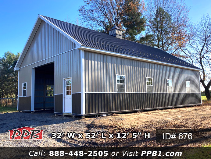 676 - Big Steep Roof Garage