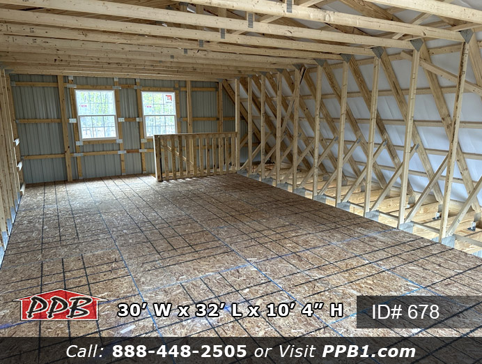 Attis floor with two windows