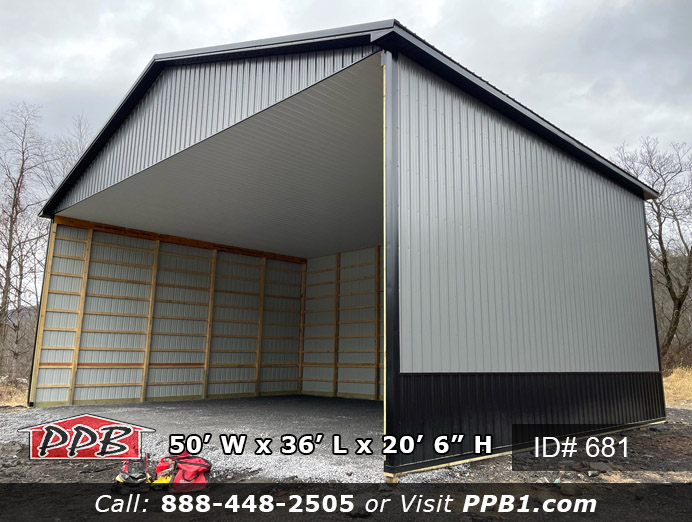 Open eave building