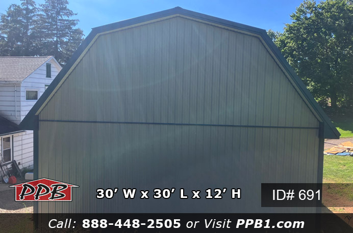 Back of Pole Building