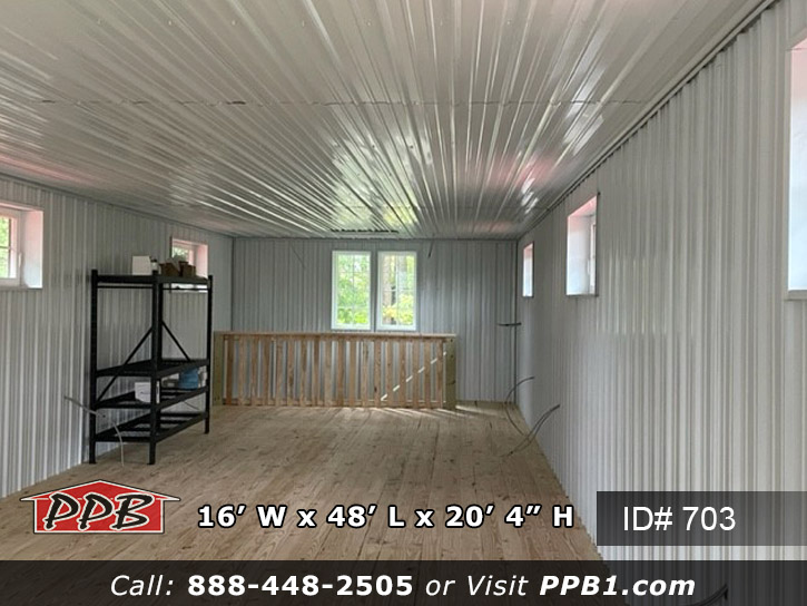 703 - Brown Barndominium Garage