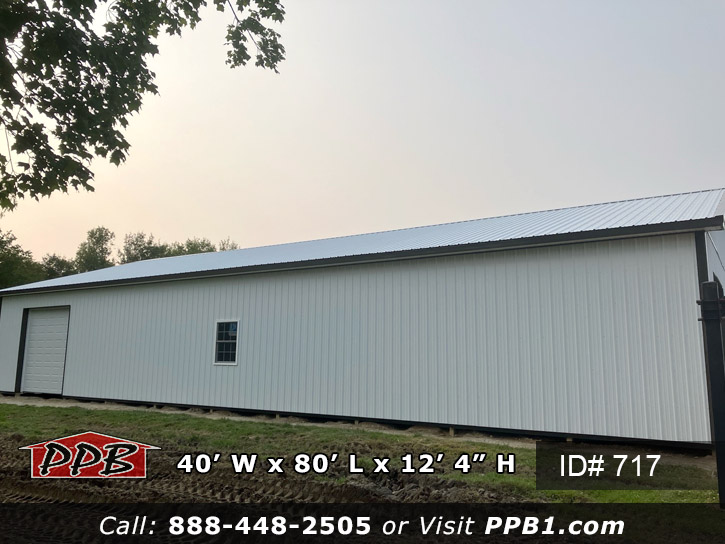 717 - Big White Storage Building