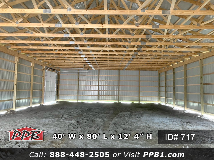 Inside Storage building