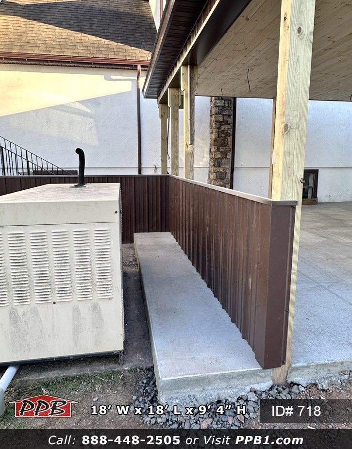 brown pavilion