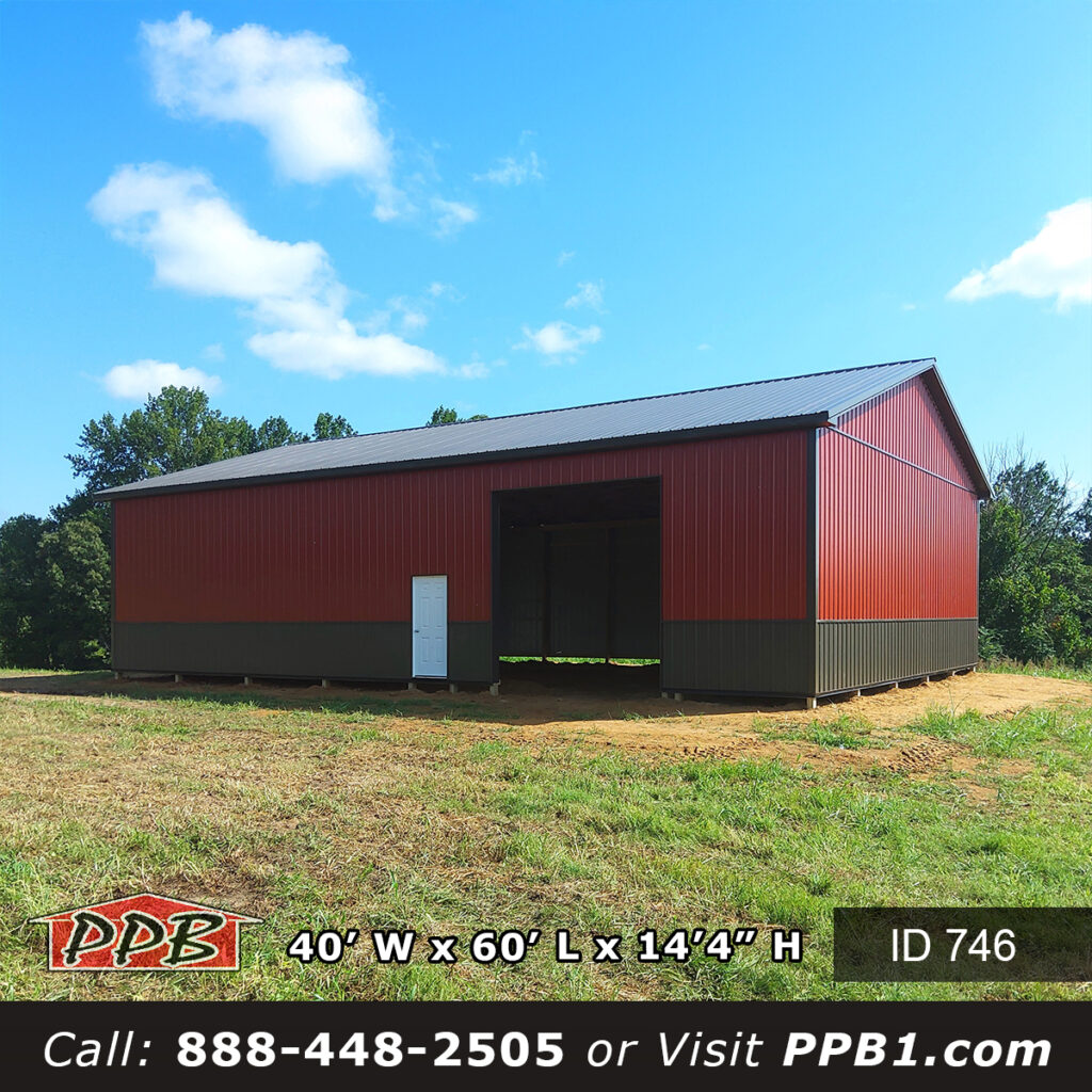 746 (40'Wx60'Lx14'4"H) pole barn builders near me, pole building, building pole garages, pole barns, building a pole barn