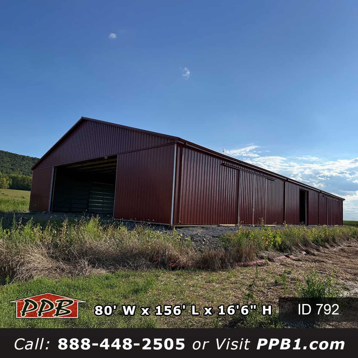 Red Ag Post Frame Pennsylvania
