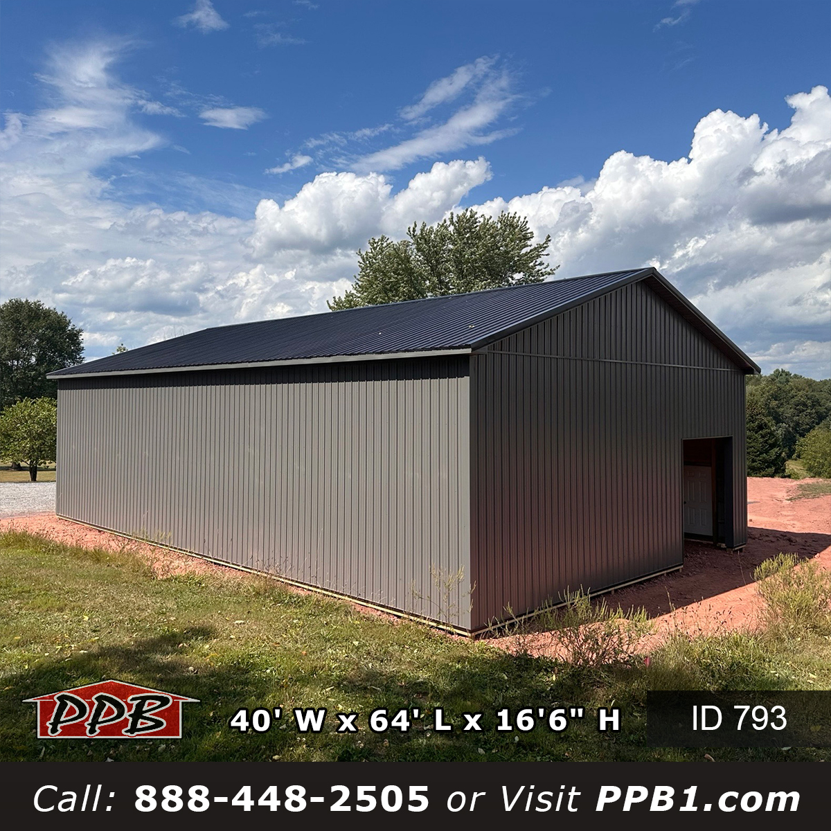 Four Door Post Frame Garage Pennsylvania