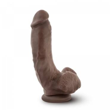 Dr. Skin - Godemiché avec ventouse Mr. Mayor 9" - Chocolat