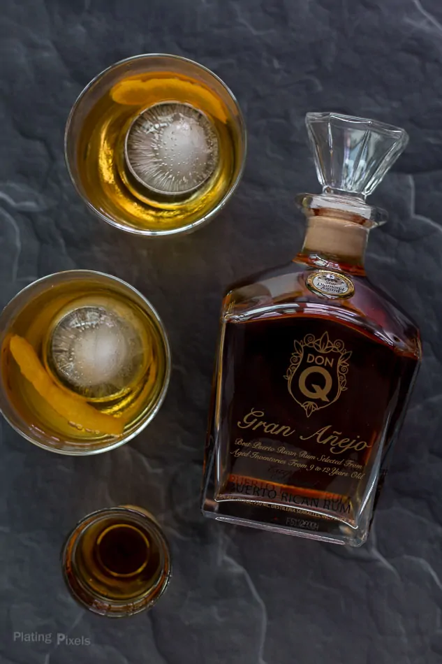 How to Make Rum Old Fashioned Cocktail recipe - platingpixels.com
