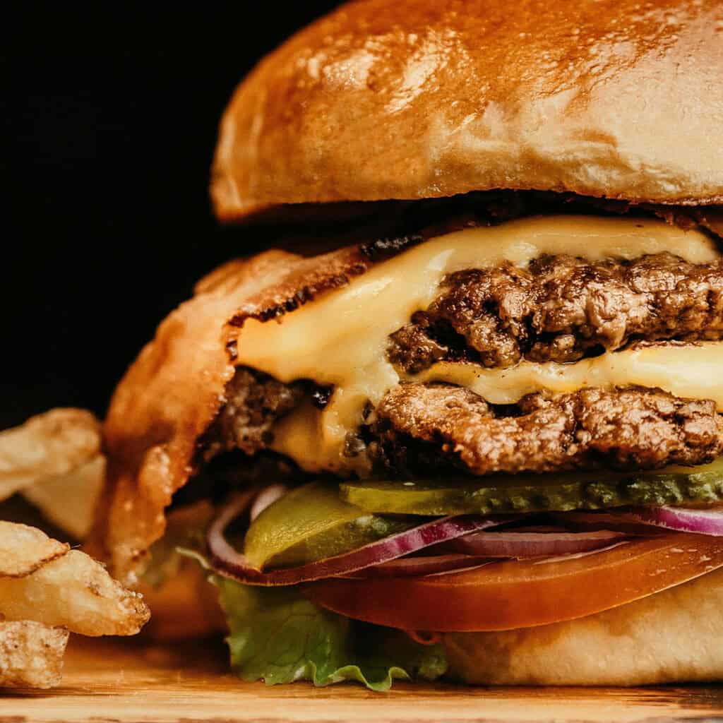 Double cheese burger
