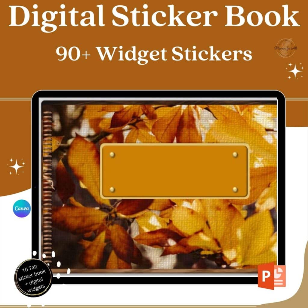 Goodnotes Sticker Book 1 Digital sticker book template