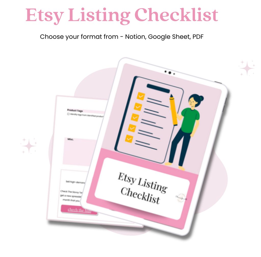 Free Notion PLR Template to help you sell on Etsy